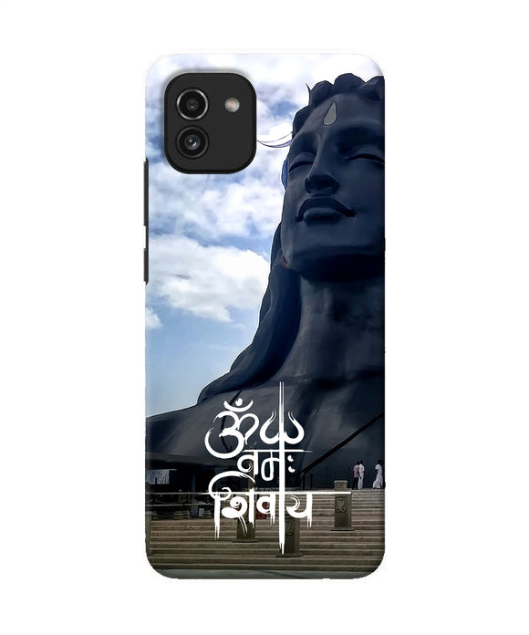 Adiyogi statue Samsung A03 Back Cover