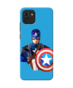 Captain america character Samsung A03 Back Cover