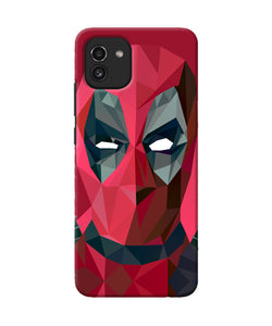 Abstract deadpool full mask Samsung A03 Back Cover