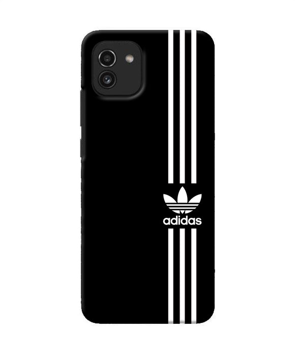 Adidas strips logo Samsung A03 Back Cover