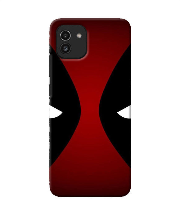 Deadpool eyes Samsung A03 Back Cover