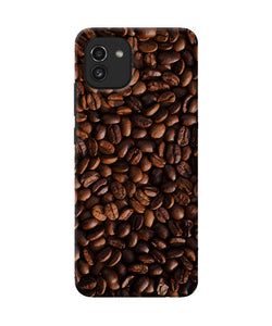 Coffee beans Samsung A03 Back Cover