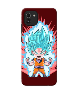 Goku little character Samsung A03 Back Cover