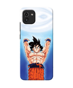 Goku super saiyan power Samsung A03 Back Cover