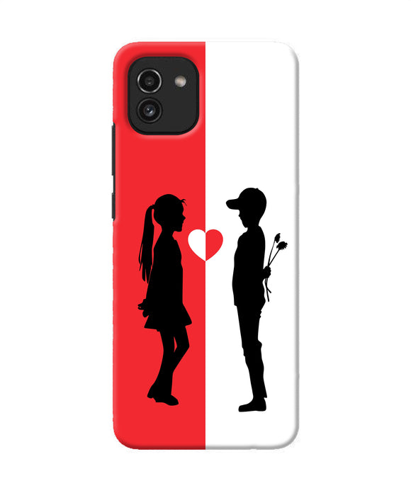 Rose propose Samsung A03 Back Cover