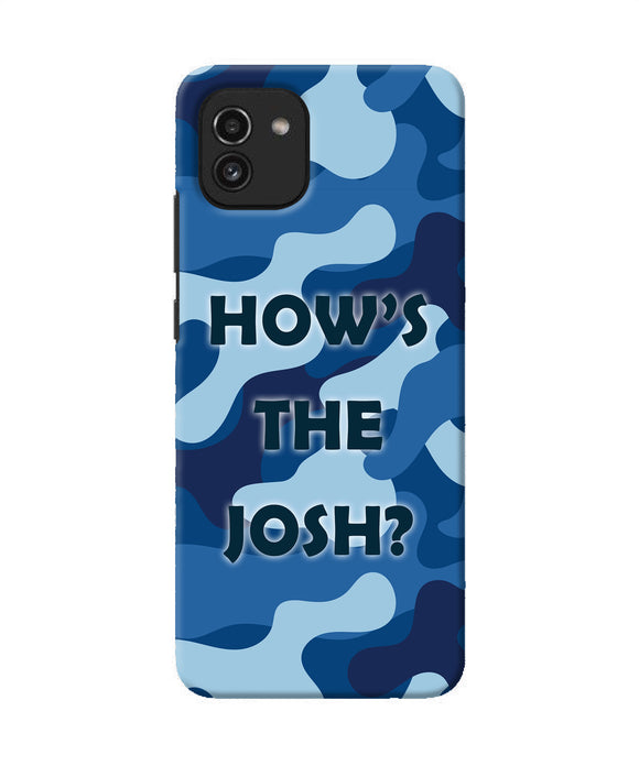 Hows the josh Samsung A03 Back Cover