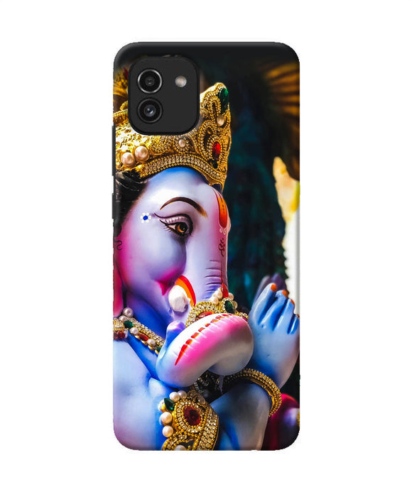 Lord ganesh statue Samsung A03 Back Cover