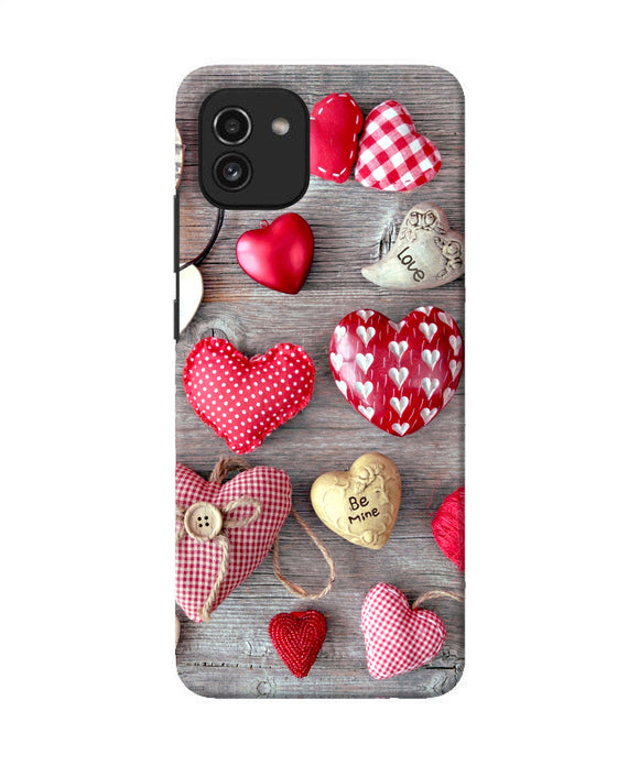 Heart gifts Samsung A03 Back Cover