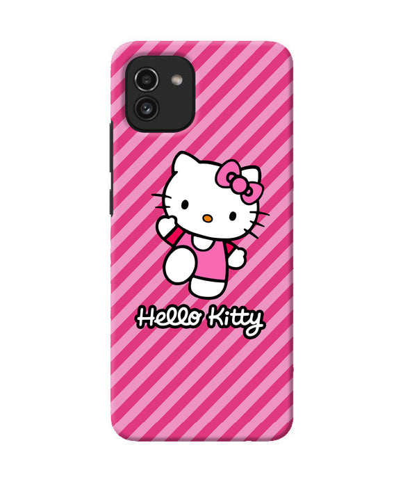 Hello kitty pink Samsung A03 Back Cover