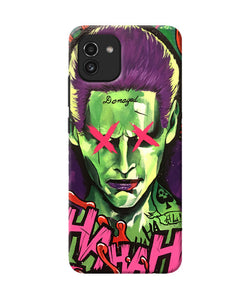 Damaged joker anim Samsung A03 Back Cover