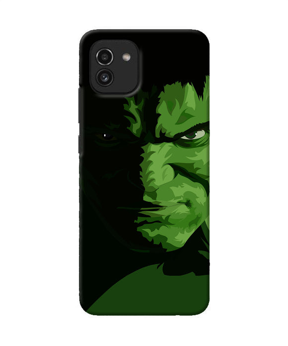 Hulk green painting Samsung A03 Back Cover