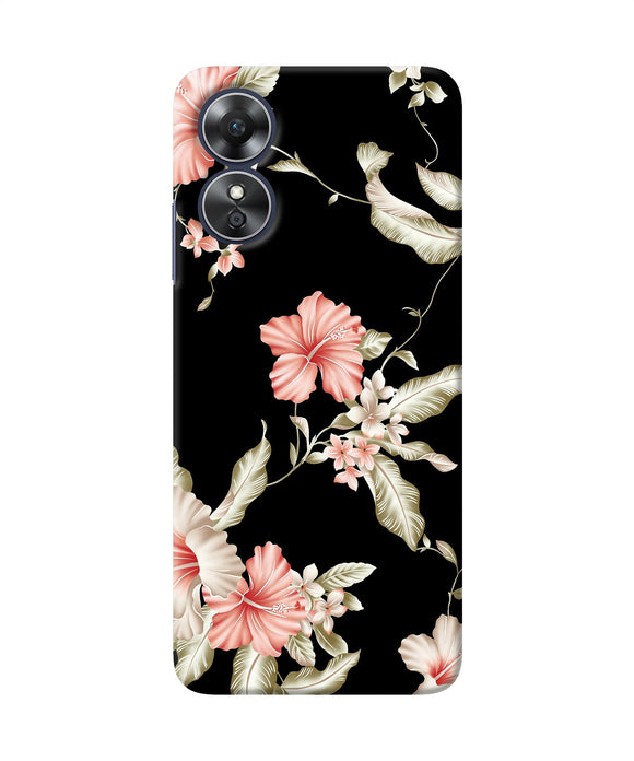 Flowers Oppo A17 Back Cover