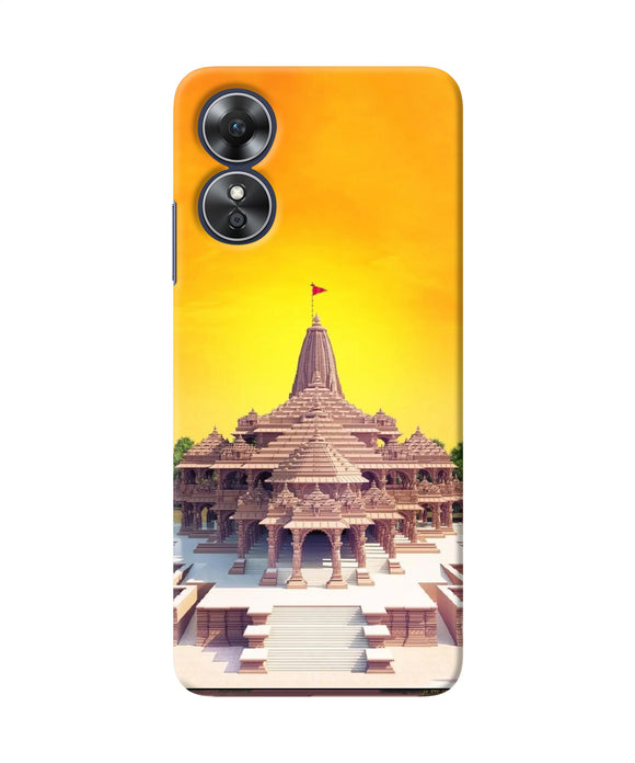 Ram Mandir Ayodhya Oppo A17 Back Cover
