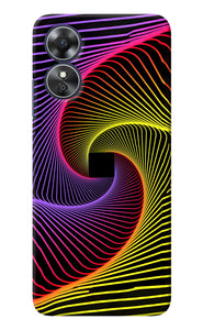 Colorful Strings Oppo A17 Back Cover