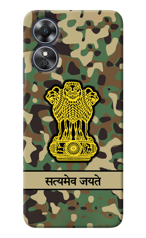 Satyamev Jayate Army Oppo A17 Back Cover