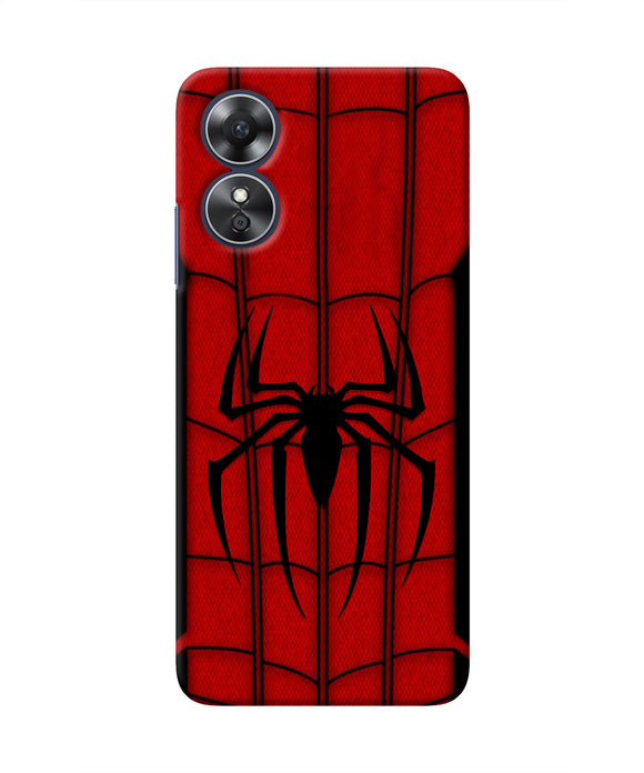 Spiderman Costume Oppo A17 Real 4D Back Cover