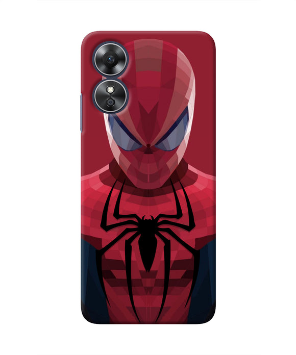 Spiderman Art Oppo A17 Real 4D Back Cover
