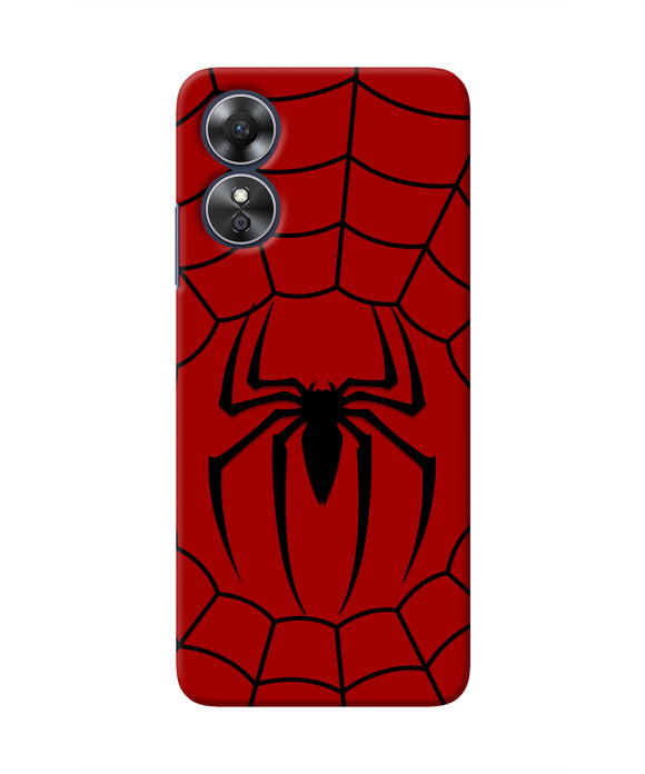 Spiderman Web Oppo A17 Real 4D Back Cover