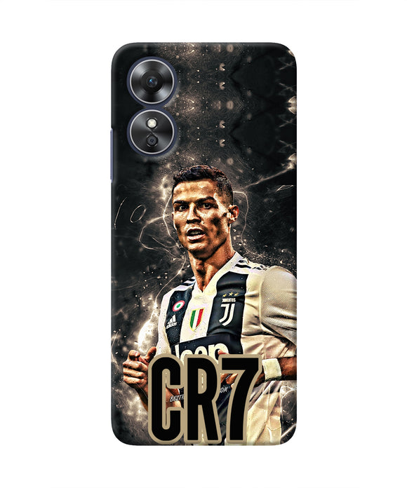 CR7 Dark Oppo A17 Real 4D Back Cover