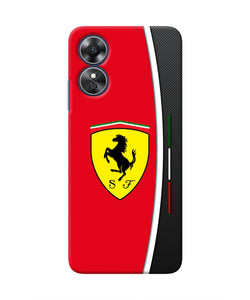 Ferrari Abstract Oppo A17 Real 4D Back Cover