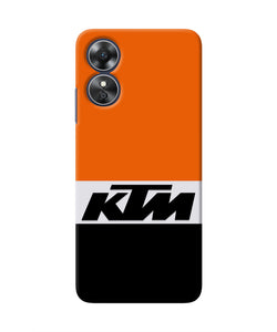 KTM Colorblock Oppo A17 Real 4D Back Cover