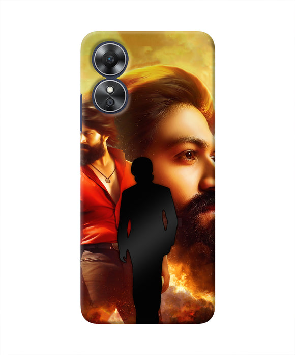 Rocky Bhai Walk Oppo A17 Real 4D Back Cover