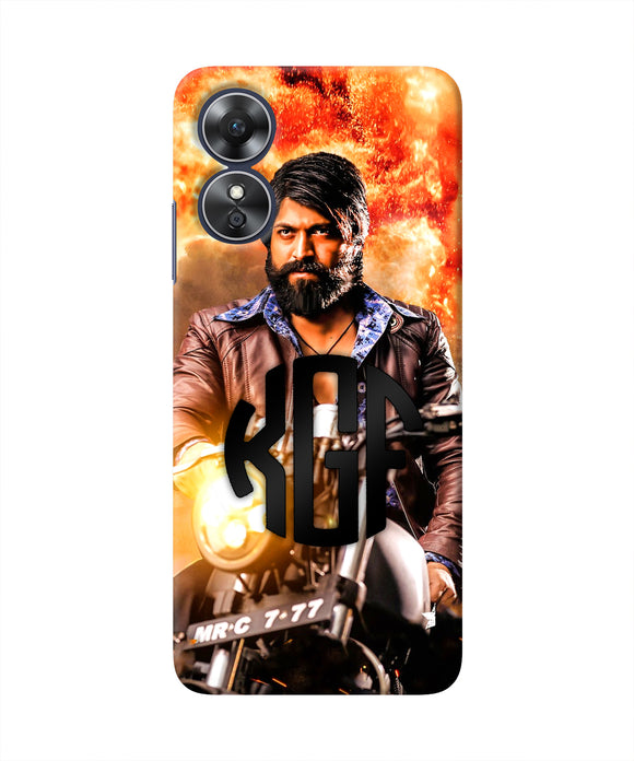 Rocky Bhai on Bike Oppo A17 Real 4D Back Cover