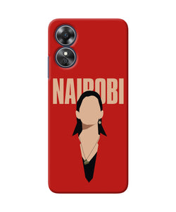 Nairobi Paint Money Heist Oppo A17 Back Cover