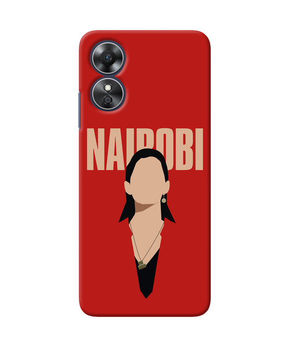 Nairobi Paint Money Heist Oppo A17 Back Cover