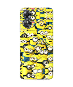 Minions mini crowd Oppo A17 Back Cover