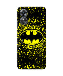 Batman last knight print yellow Oppo A17 Back Cover