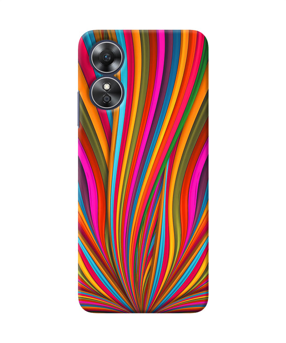 Colorful pattern Oppo A17 Back Cover