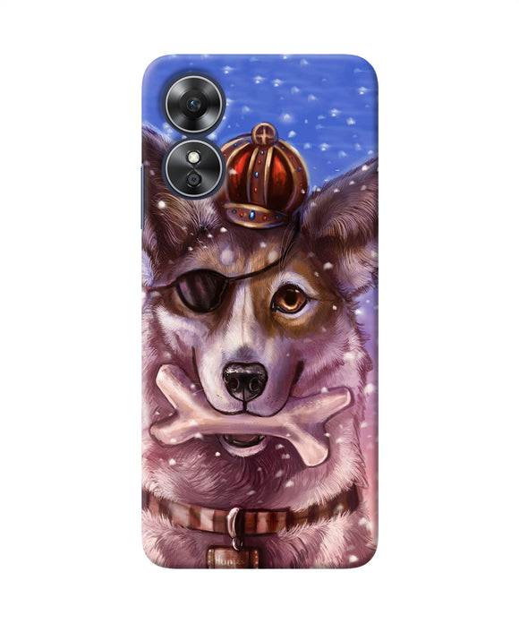 Pirate wolf Oppo A17 Back Cover