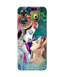 Lord radha krishna paint Oppo A17 Back Cover