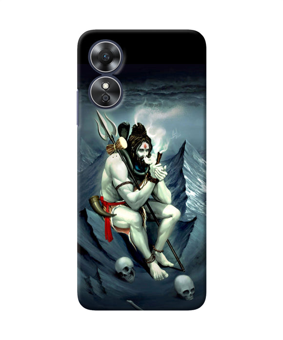 Lord shiva chillum Oppo A17 Back Cover