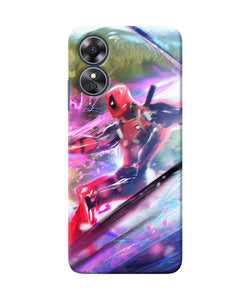 Deadpool super hero Oppo A17 Back Cover