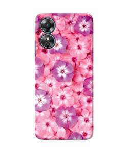 Natural pink flower Oppo A17 Back Cover