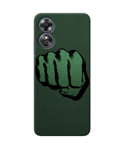 Hulk smash logo Oppo A17 Back Cover