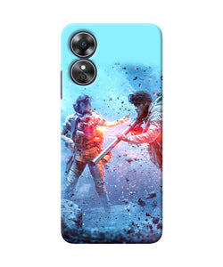 Pubg water fight Oppo A17 Back Cover