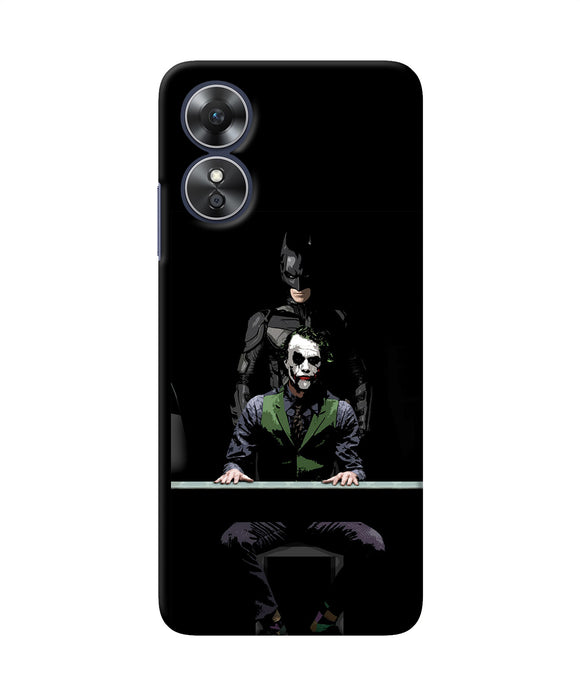 Batman vs joker Oppo A17 Back Cover