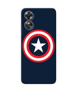 Captain america logo Oppo A17 Back Cover