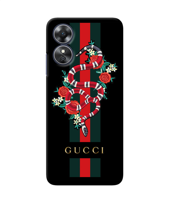 Gucci poster Oppo A17 Back Cover