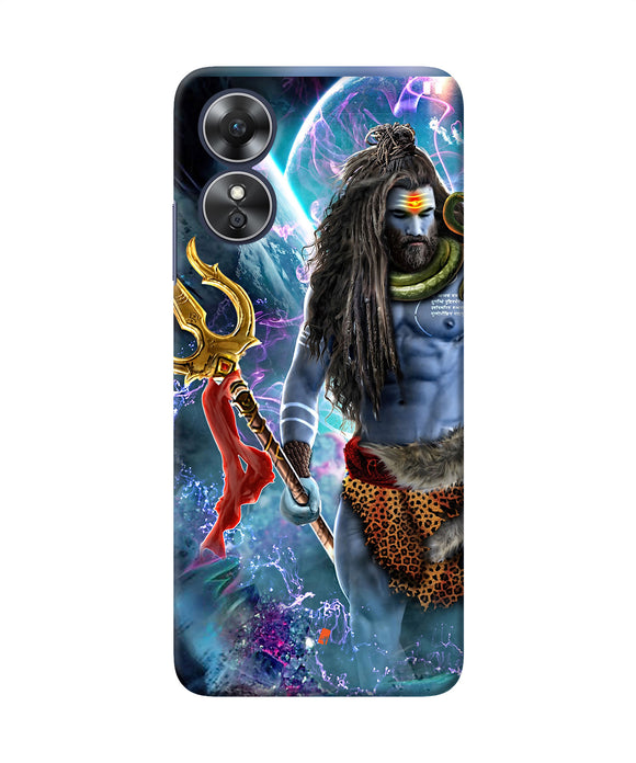 Lord shiva universe Oppo A17 Back Cover