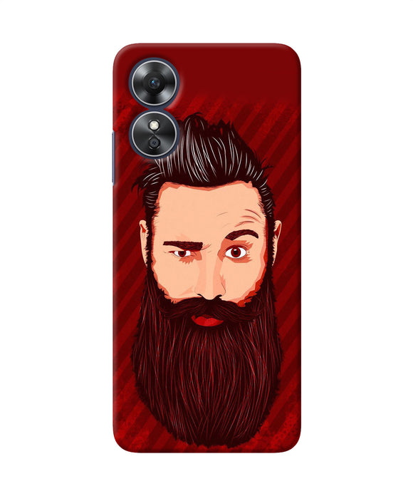 Beardo character Oppo A17 Back Cover