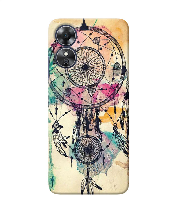 Craft art paint Oppo A17 Back Cover