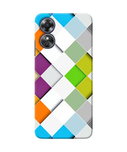 Abstract color box Oppo A17 Back Cover