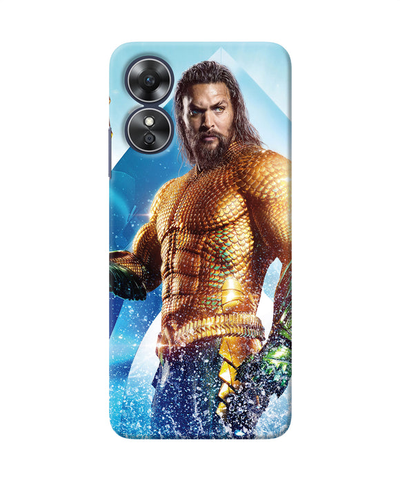 Aquaman water poster Oppo A17 Back Cover