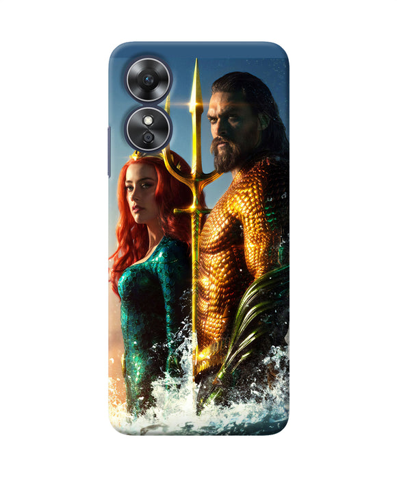 Aquaman couple Oppo A17 Back Cover