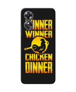 Pubg chicken dinner Oppo A17 Back Cover