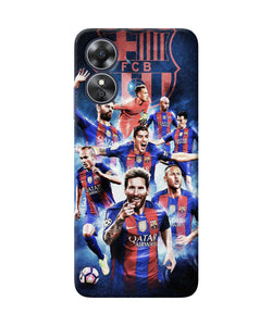 Messi FCB team Oppo A17 Back Cover